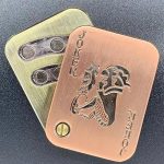 EDC Poker Card Joker Haptic Magnetic Slider Metal Fidget Toy 2