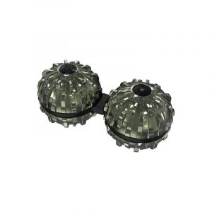 Green Zinc Alloy Double Massage Spinner Ball Metal Fidget Toy (1)