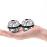 Silver Zinc Alloy Double Massage Spinner Ball Metal Fidget Toy (4)