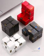 Solid Aluminium Alloy Luxury Infinity Cube Metal Fidget Toy (5)