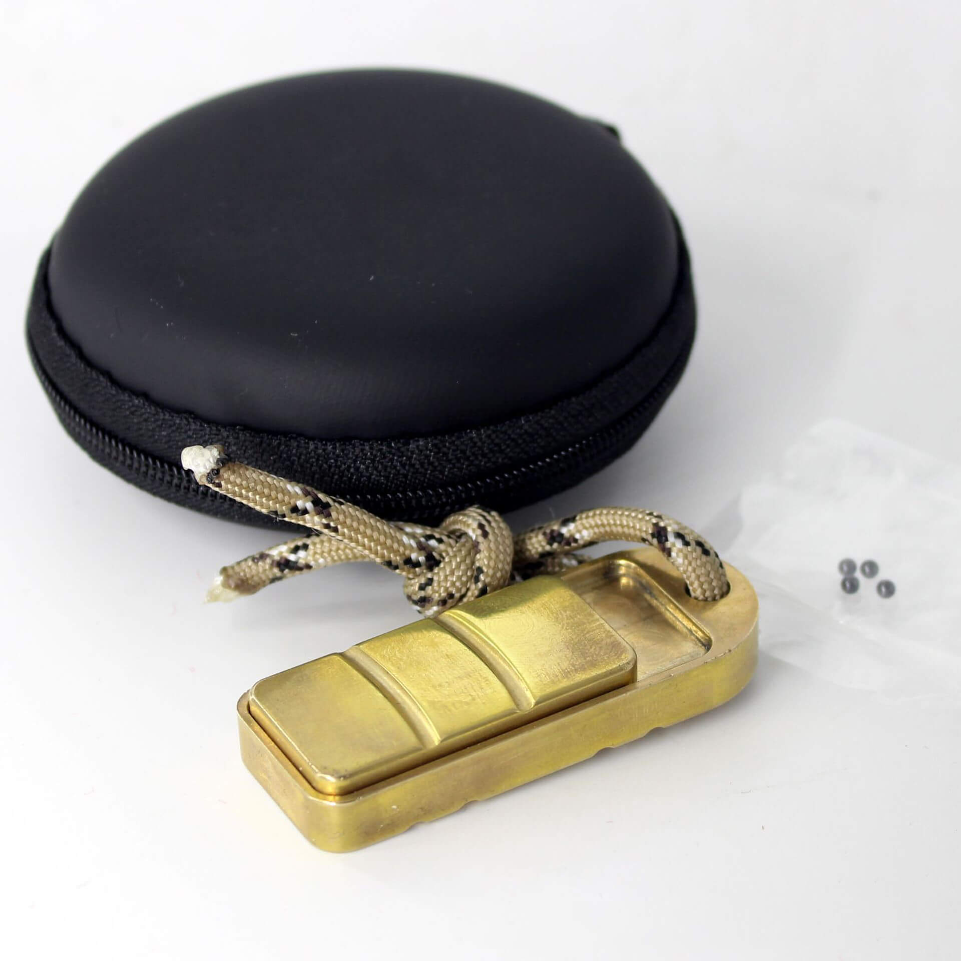 Solid Brass EDC Haptic Magnetic Slider Metal Fidget Toy (2)