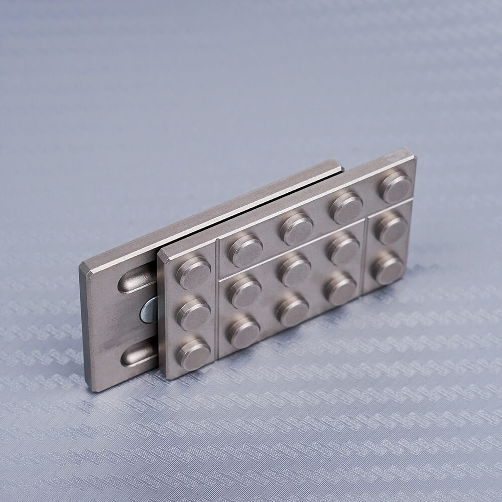 Stainless Steel EDC Haptic Magnetic Slider Metal Fidget Toy (9)